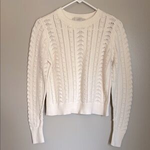 LOFT bobble cotton sweater